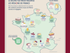 A map of France with food producers highlighted