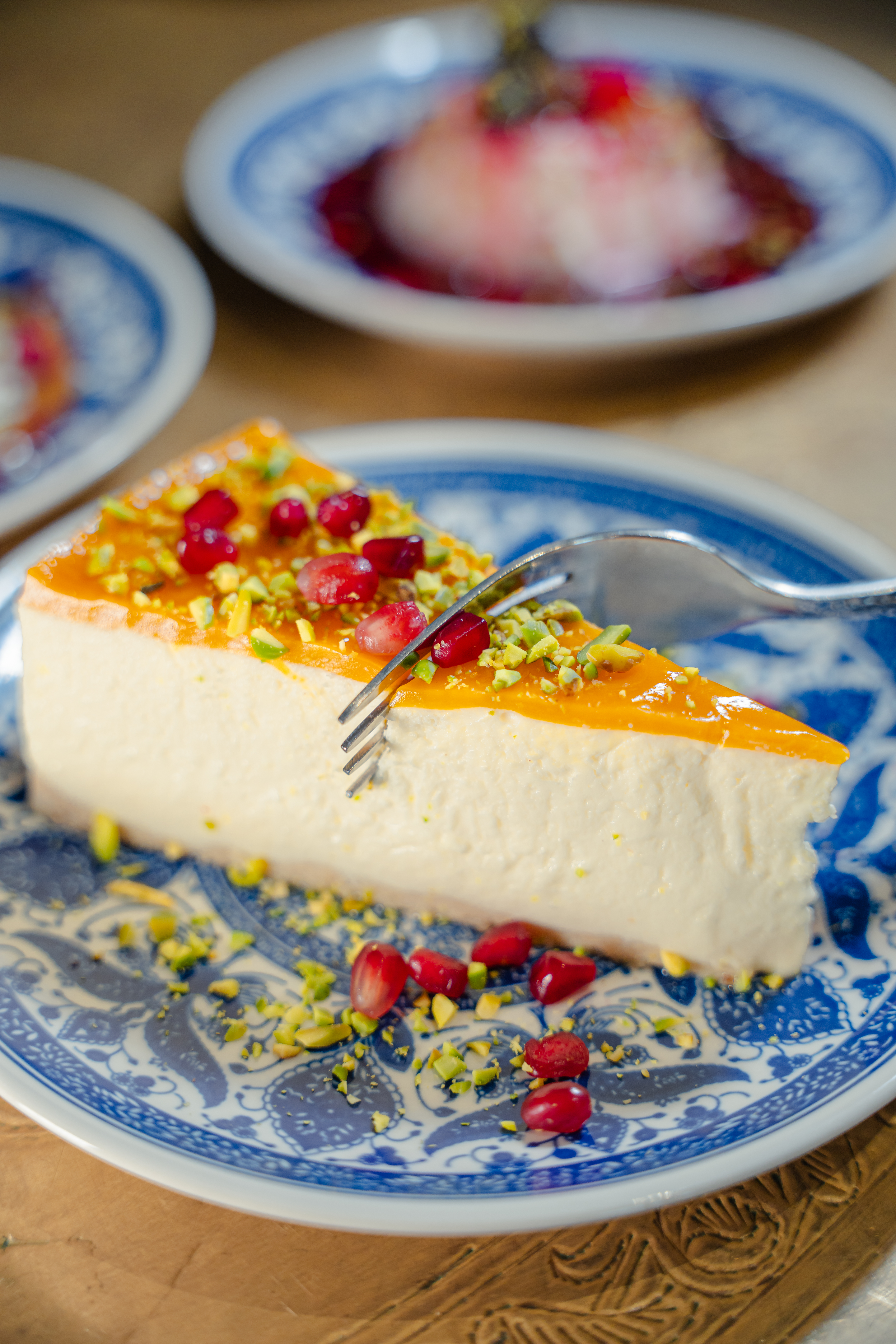 Cheesecake at Comptoir Libanais