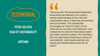 Testimonial graphic from Artfarm