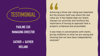 Testimonial graphic from Gather + Gather Ireland