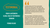 Testimonial graphic from Pernod Ricard