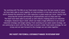 Written testimonial from The Restaurant Group, white text on purple background