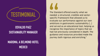 Testimonial graphic from Maroma, A Belmond Hotel