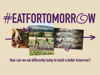 The Sustainable Restaurant Association Eat For Tomorrow campaign graphic