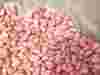 Beautiful patterned pink beans