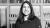 Black and white photo of Sunaina Sethi, Co-Founder of JKS