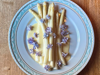 White asparagus dish from Nobelhart & Schmutzig